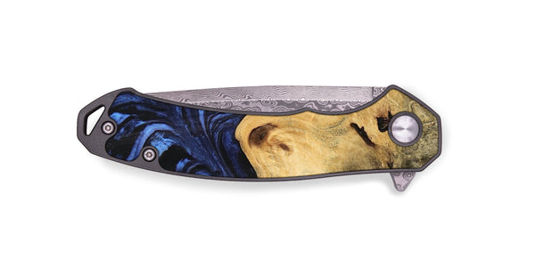 EDC Wood Pocket Knife - Bonni (Blue, 744583)