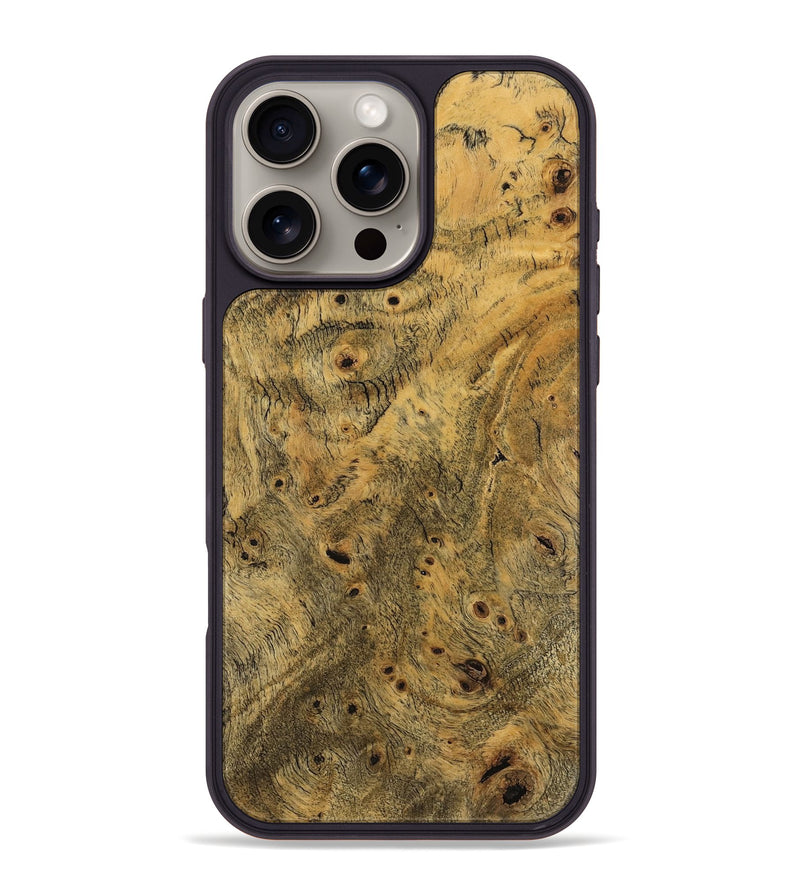 iPhone 16 Pro Max Wood Phone Case - Merb (Wood Burl, 744589)