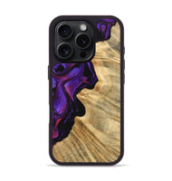 iPhone 16 Pro Wood Phone Case - Aila (Purple, 744594)