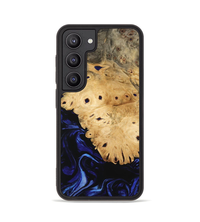 Galaxy S23 Wood Phone Case - Evelyne (Blue, 744598)