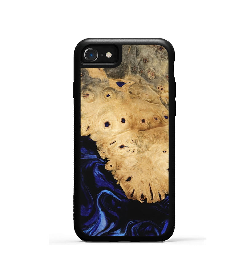 iPhone SE Wood Phone Case - Evelyne (Blue, 744598)