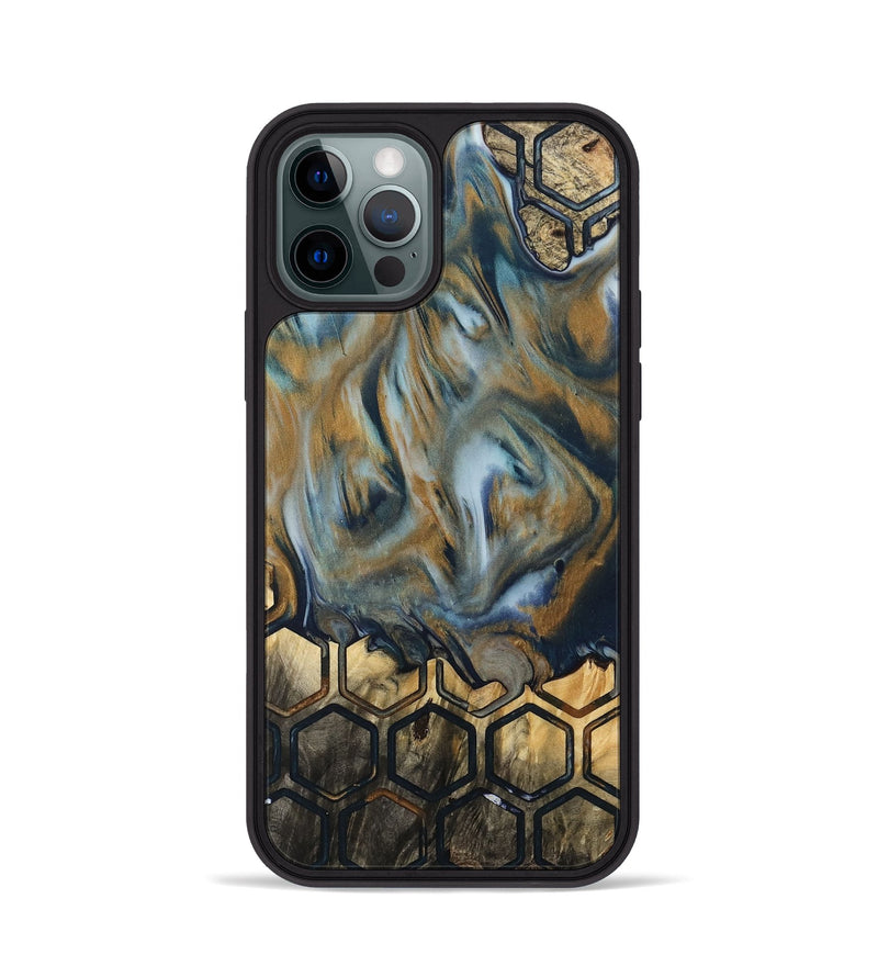 iPhone 12 Pro Wood Phone Case - Murat (Pattern, 744611)