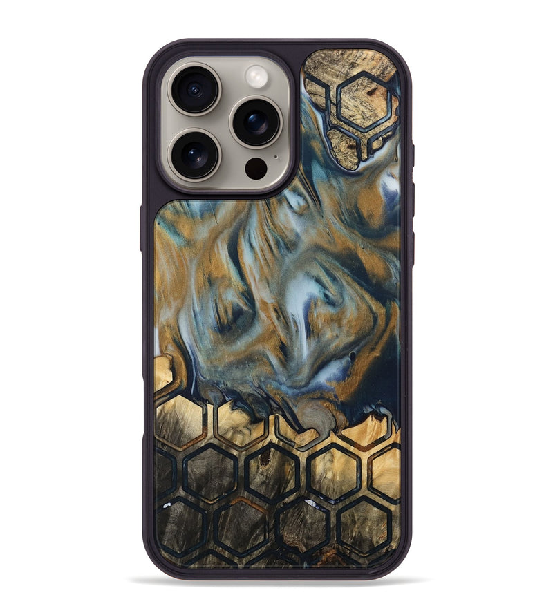 iPhone 16 Pro Max Wood Phone Case - Murat (Pattern, 744611)