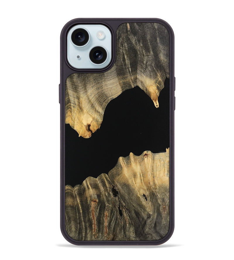 iPhone 15 Plus Wood Phone Case - Karri (Wood Burl, 744621)