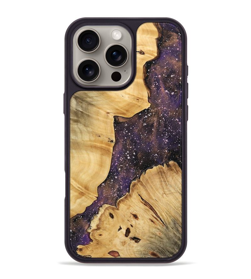 iPhone 16 Pro Max Wood Phone Case - Spiros (Cosmos, 744628)