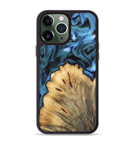 iPhone 13 Pro Max Wood Phone Case - Norina (Blue, 744662)