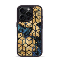 iPhone 16 Pro Wood Phone Case - Tamekia (Pattern, 744664)