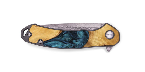 EDC Wood Pocket Knife - Trev (Blue, 744674)