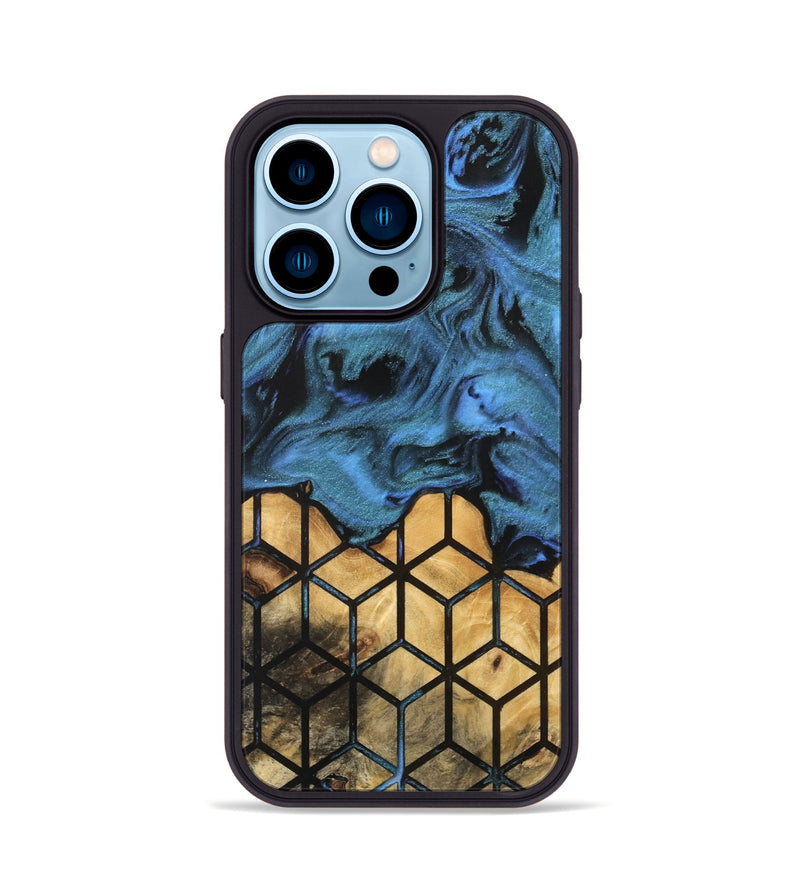 iPhone 14 Pro Wood Phone Case - Sophie (Pattern, 744681)