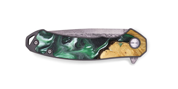 EDC Wood Pocket Knife - Reyaud (Green, 744687)