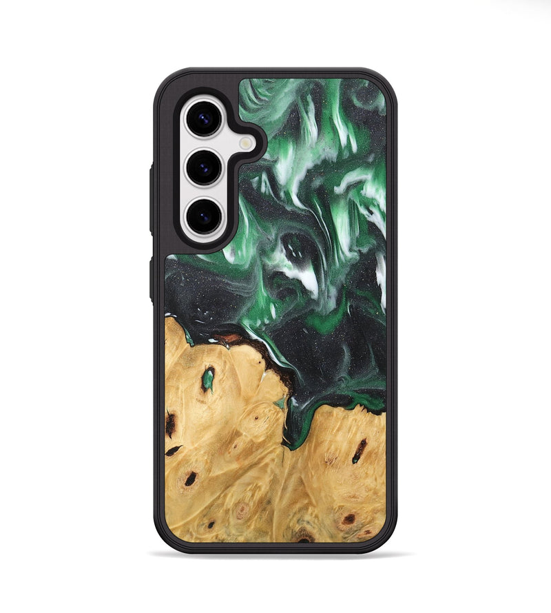 Galaxy S25 Wood Phone Case - Reyaud (Green, 744687)