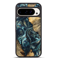 Pixel 9 Pro XL Wood Phone Case - Tiesha (Teal & Gold, 744692)