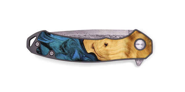 EDC Wood Pocket Knife - Parham (Blue, 744701)