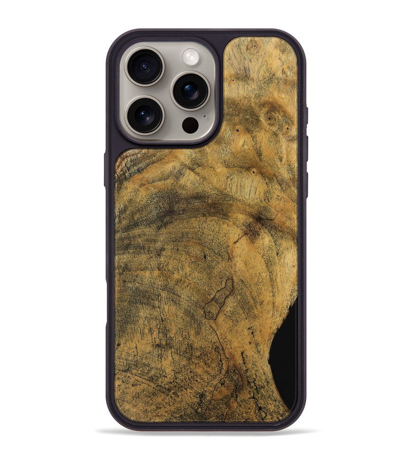 iPhone 16 Pro Max Wood Phone Case - Vlasta (Wood Burl, 744716)