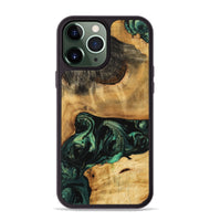 iPhone 13 Pro Max Wood Phone Case - Yannick (Green, 744717)