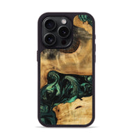 iPhone 15 Pro Wood Phone Case - Yannick (Green, 744717)