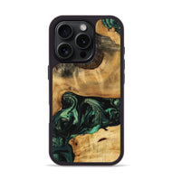 iPhone 16 Pro Wood Phone Case - Yannick (Green, 744717)