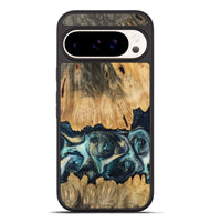 Pixel 9 Pro XL Wood Phone Case - Verdell (Teal & Gold, 744718)