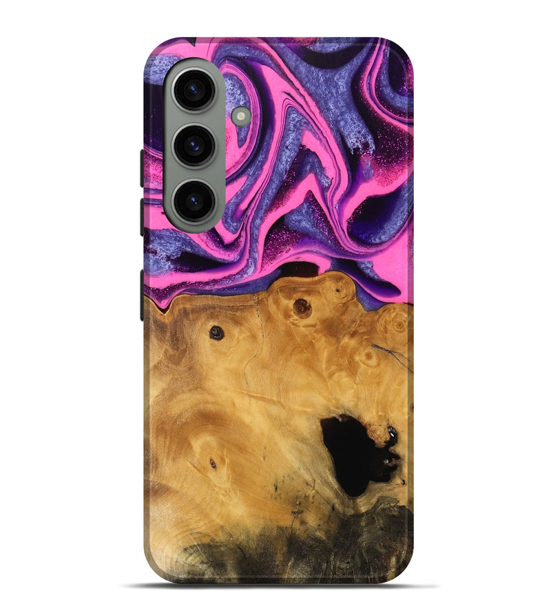 Galaxy S24 Plus Wood Live Edge Phone Case - Barnie (Purple, 744750)