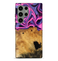 Galaxy S24 Ultra Wood Live Edge Phone Case - Barnie (Purple, 744750)