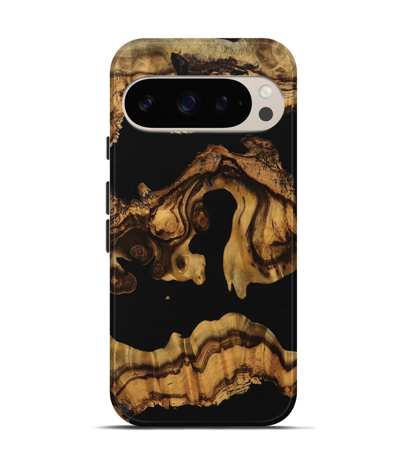 Pixel 9 Wood Live Edge Phone Case - Polk (Wood Burl, 744754)