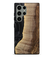 Galaxy S24 Ultra Wood Live Edge Phone Case - Handoko (Black & White, 744755)