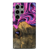 Galaxy S24 Ultra Wood Live Edge Phone Case - Rosalee (Purple, 744760)