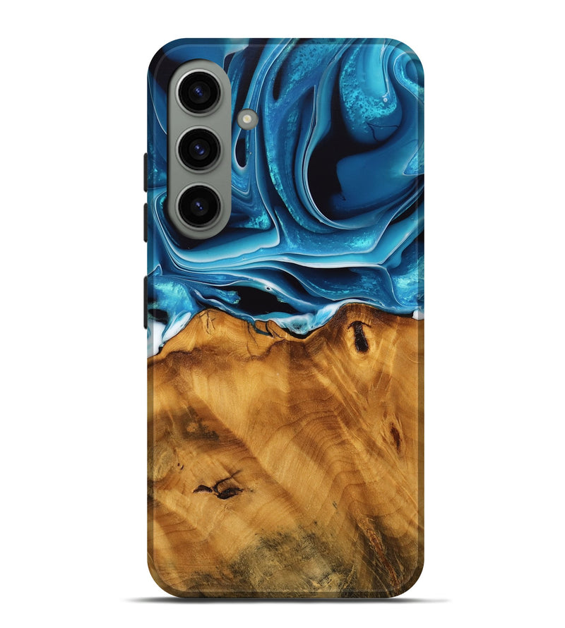 Galaxy S24 Plus Wood Live Edge Phone Case - Khue (Blue, 744773)