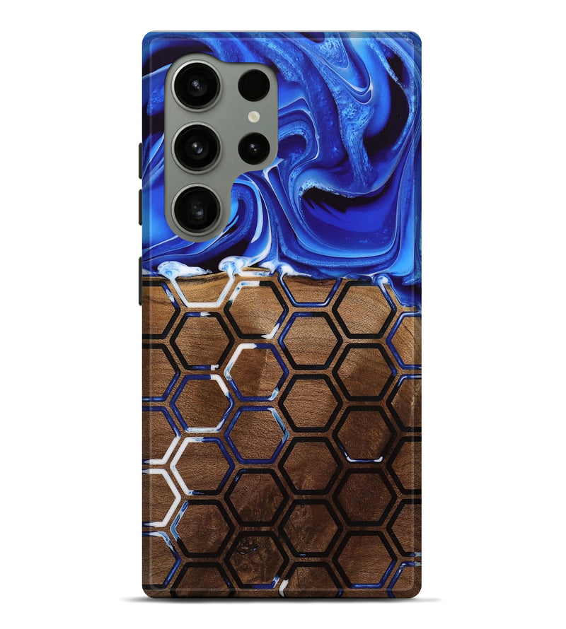 Galaxy S24 Ultra Wood Live Edge Phone Case - Taurean (Pattern, 744778)