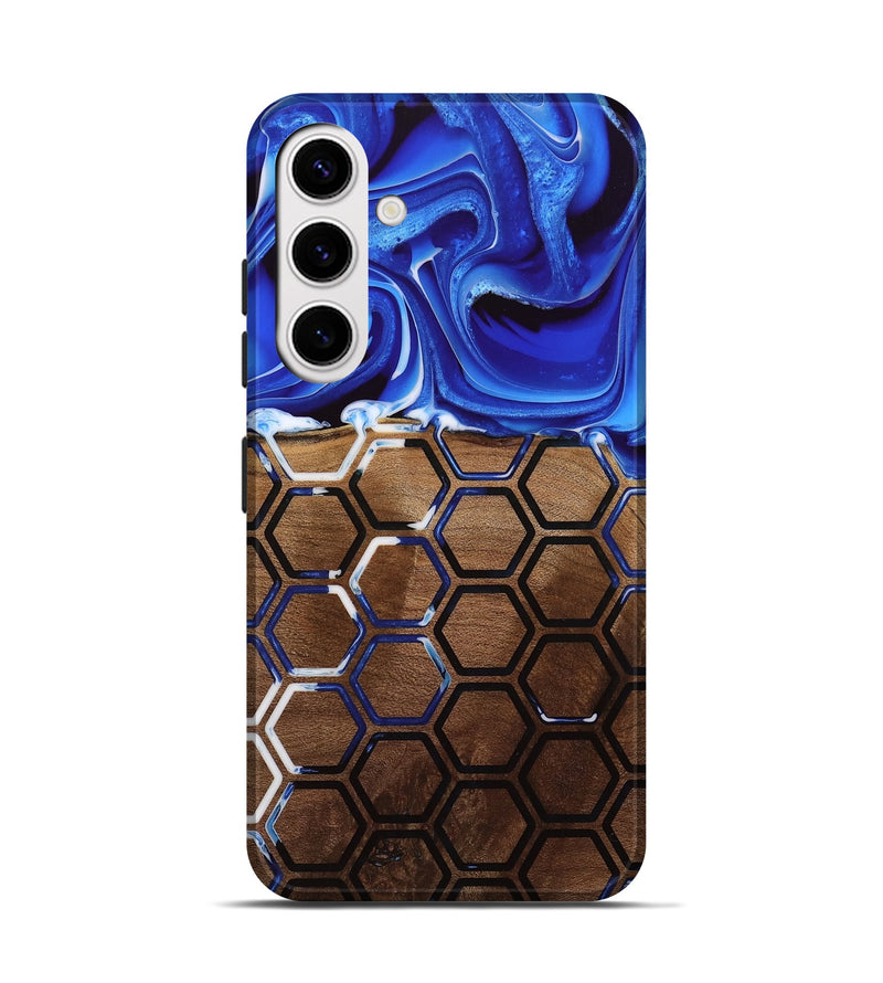 Galaxy S25 Wood Live Edge Phone Case - Taurean (Pattern, 744778)