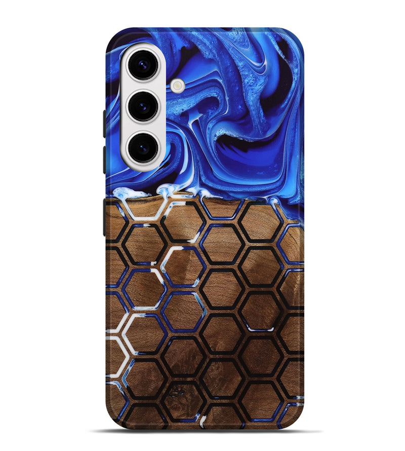 Galaxy S25 Plus Wood Live Edge Phone Case - Taurean (Pattern, 744778)