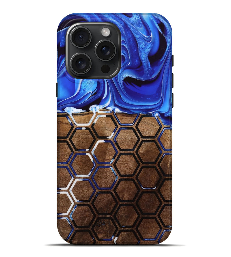 iPhone 16 Pro Max Wood Live Edge Phone Case - Taurean (Pattern, 744778)