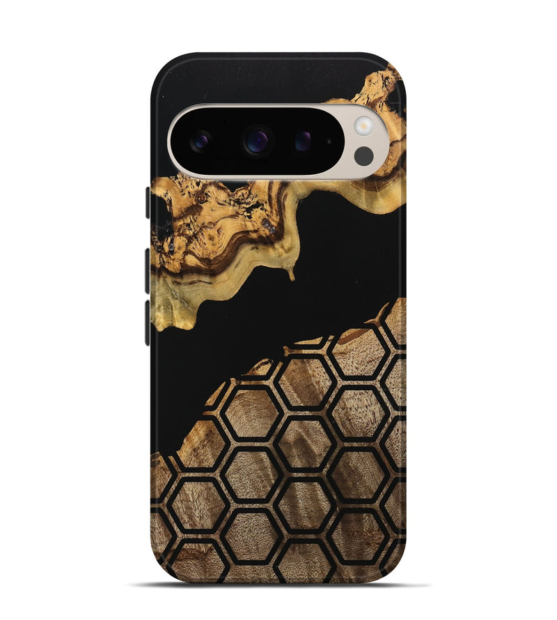 Pixel 9 Wood Live Edge Phone Case - Enos (Pattern, 744779)