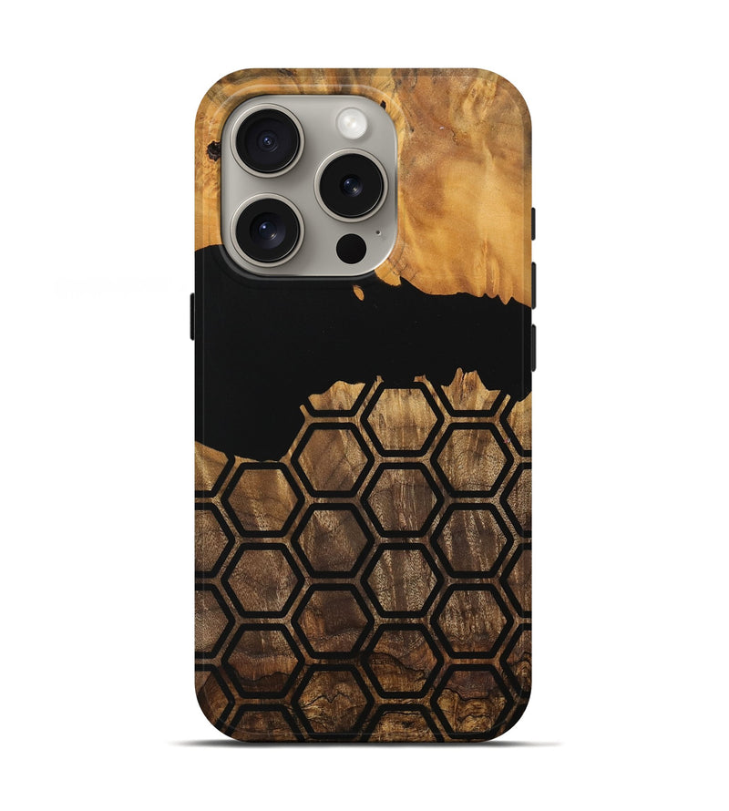 iPhone 16 Pro Wood Live Edge Phone Case - Brenda (Pattern, 744780)