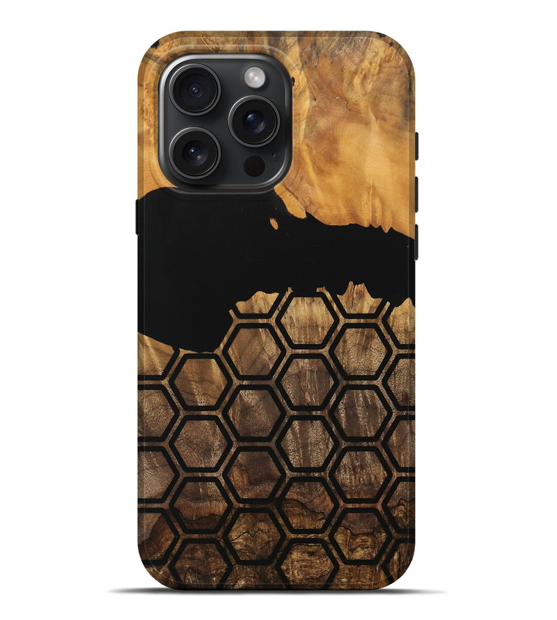 iPhone 16 Pro Max Wood Live Edge Phone Case - Brenda (Pattern, 744780)