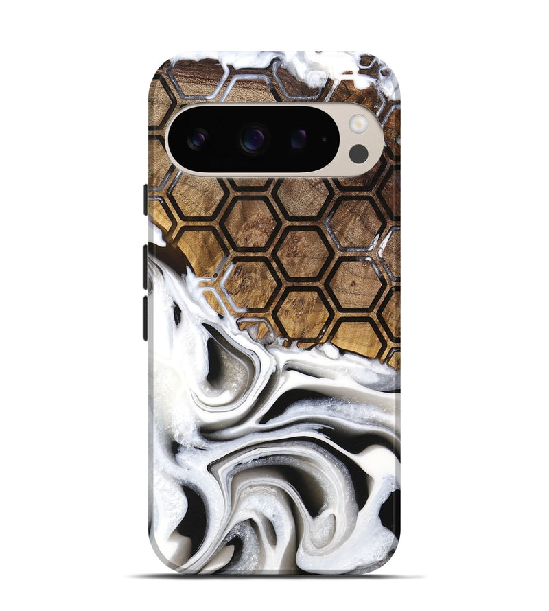 Pixel 9 Wood Live Edge Phone Case - Eryn (Pattern, 744781)