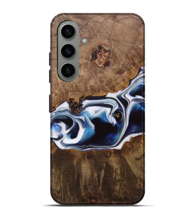 Galaxy S24 Plus Wood Live Edge Phone Case - Jorie (Blue, 744797)