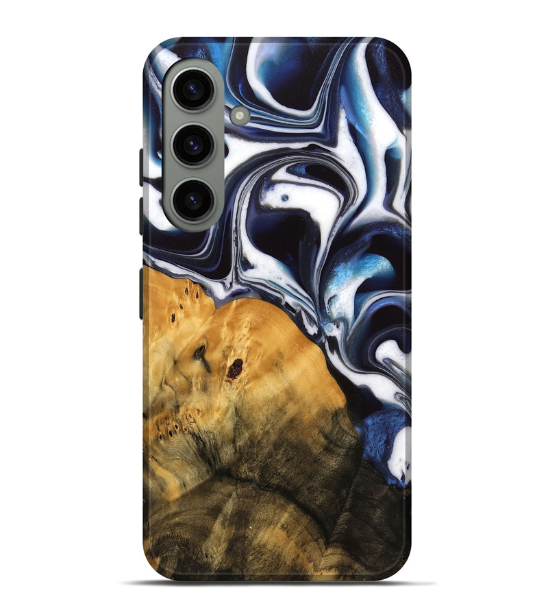 Galaxy S24 Plus Wood Live Edge Phone Case - Sotos (Blue, 744803)