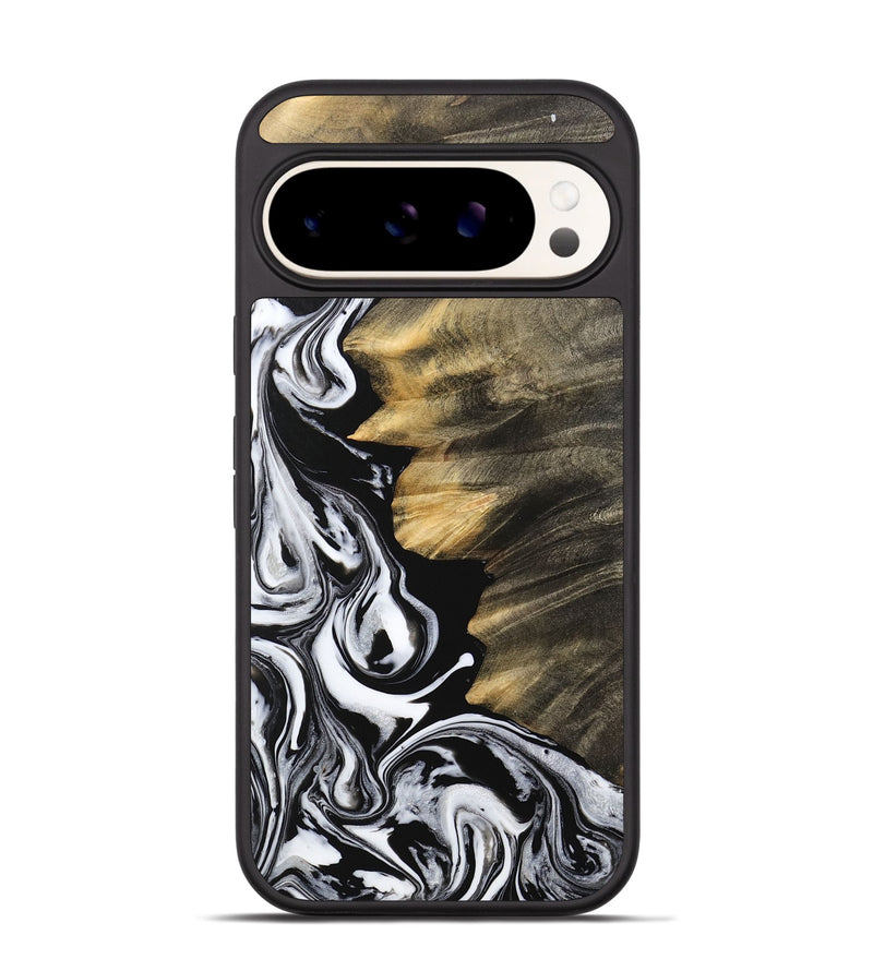 Pixel 9 Wood Phone Case - Nagaraj (Black & White, 744817)