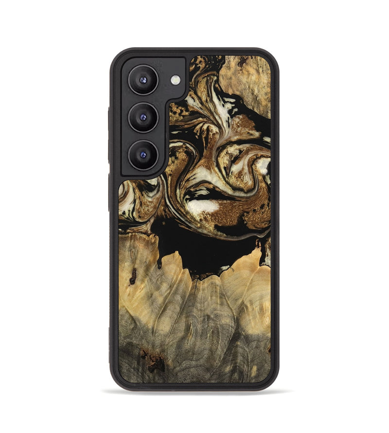 Galaxy S23 Wood Phone Case - Felicia (Black & White, 744820)