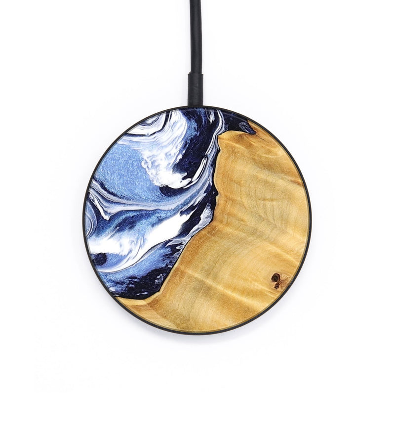 Circle Wood Wireless Charger - Marys (Blue, 744827)