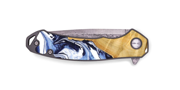 EDC Wood Pocket Knife - Marys (Blue, 744827)