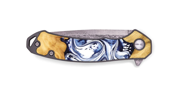 EDC Wood Pocket Knife - Pearle (Blue, 744830)