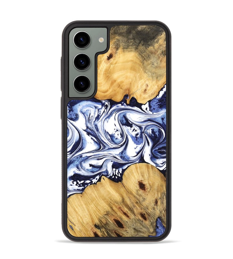 Galaxy S23 Plus Wood Phone Case - Pearle (Blue, 744830)