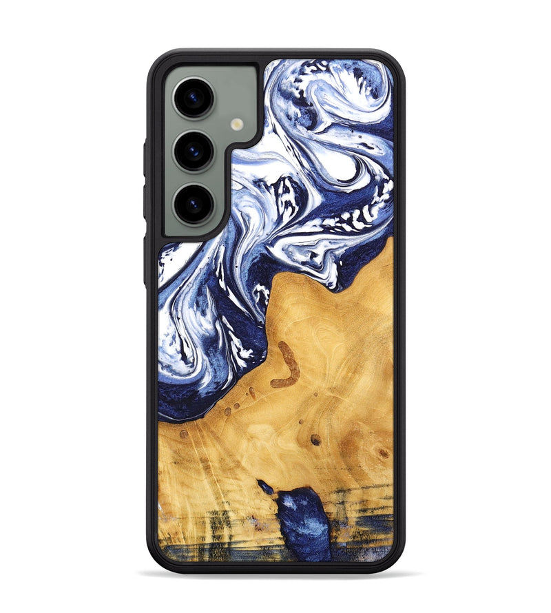 Galaxy S24 Plus Wood Phone Case - Erda (Blue, 744842)