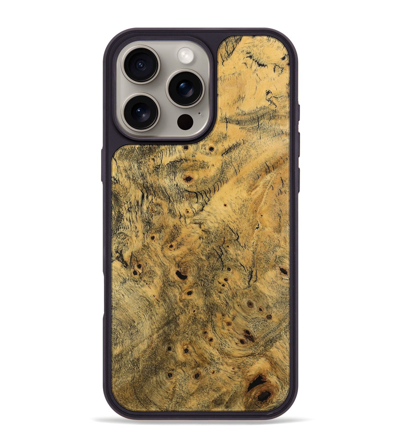 iPhone 16 Pro Max Wood Phone Case - LeRoy (Wood Burl, 744852)