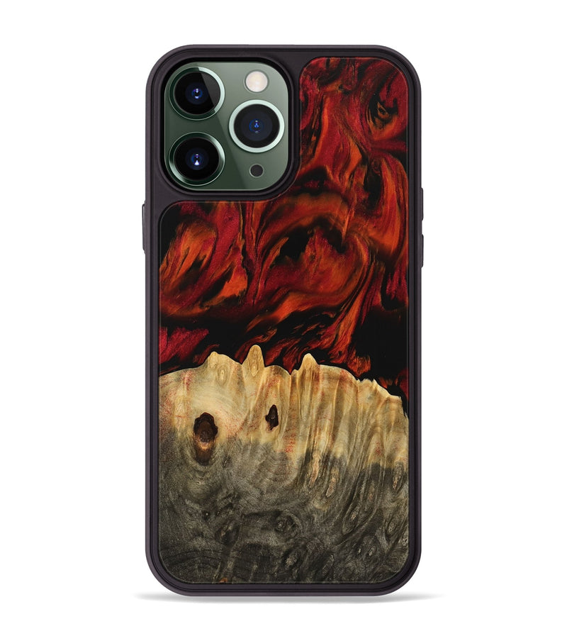 iPhone 13 Pro Max Wood Phone Case - Herbie (Red, 744873)