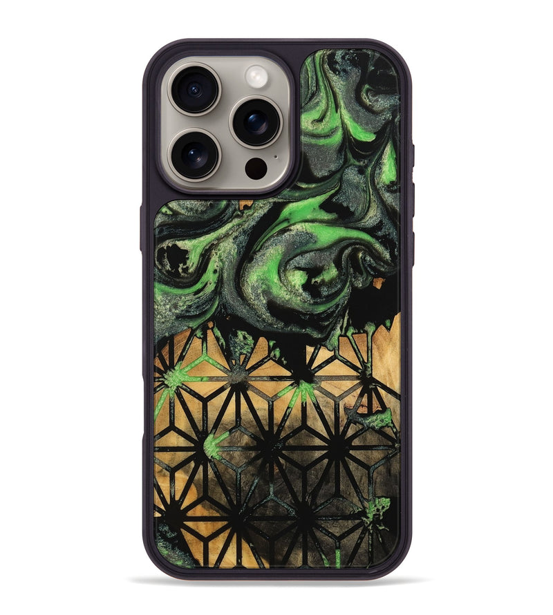 iPhone 16 Pro Max Wood Phone Case - Julina (Pattern, 744881)