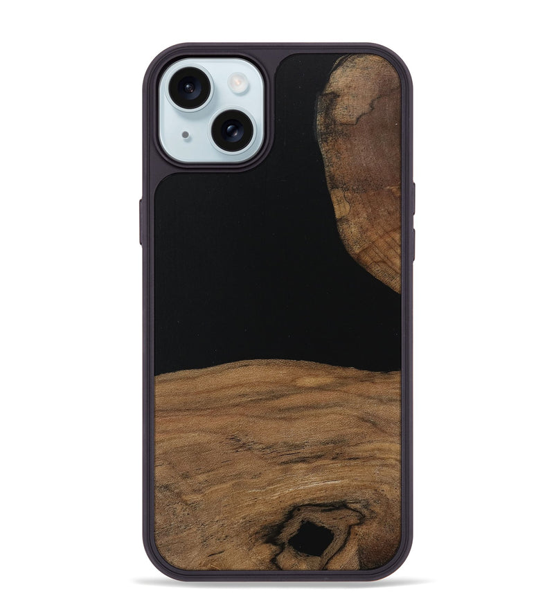 iPhone 15 Plus Wood Phone Case - Marcela (Wood Burl, 744912)