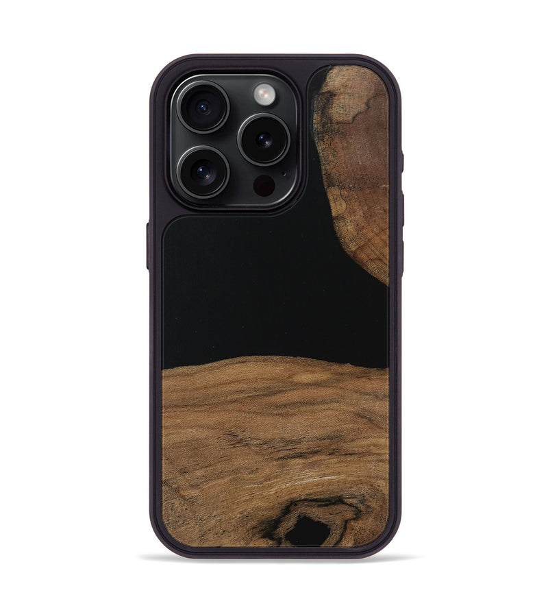 iPhone 15 Pro Wood Phone Case - Marcela (Wood Burl, 744912)